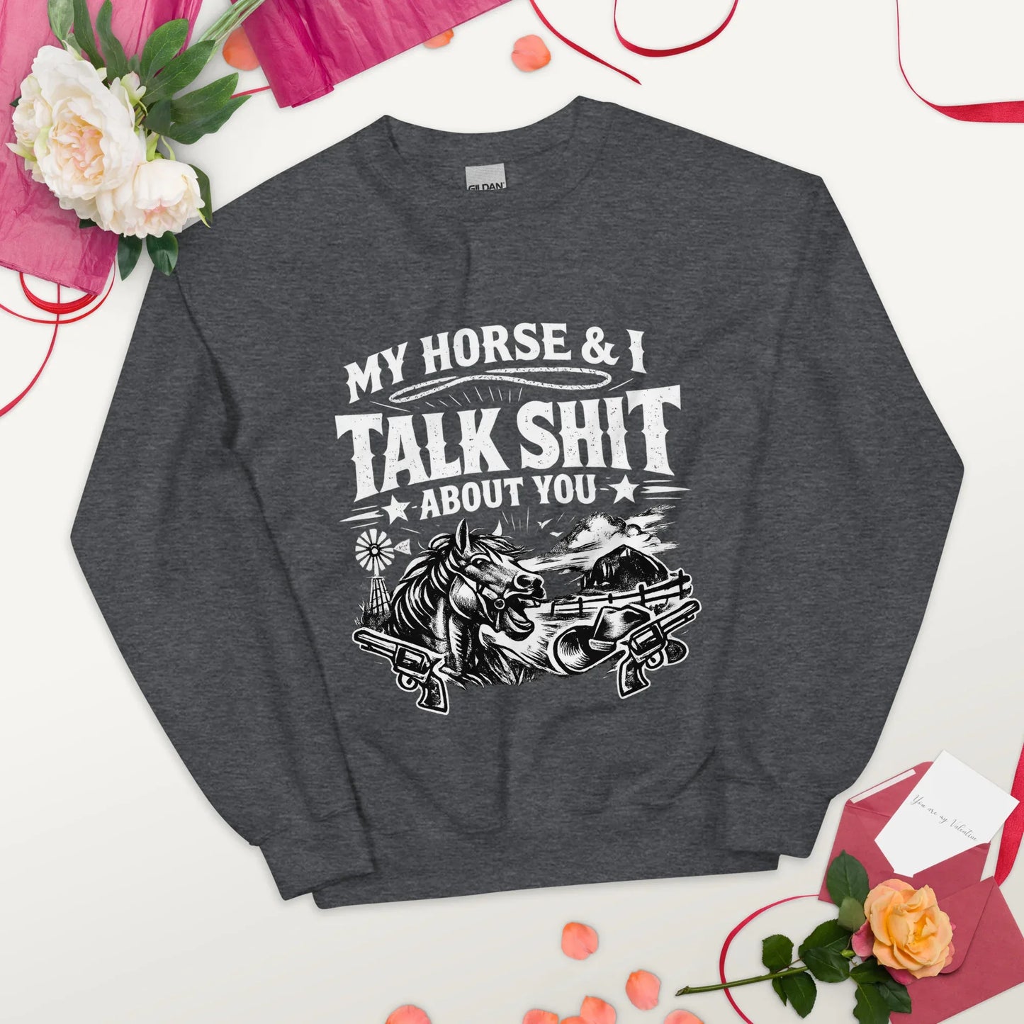 Talk Shit - Unisex Sweatshirt - Feral Pony