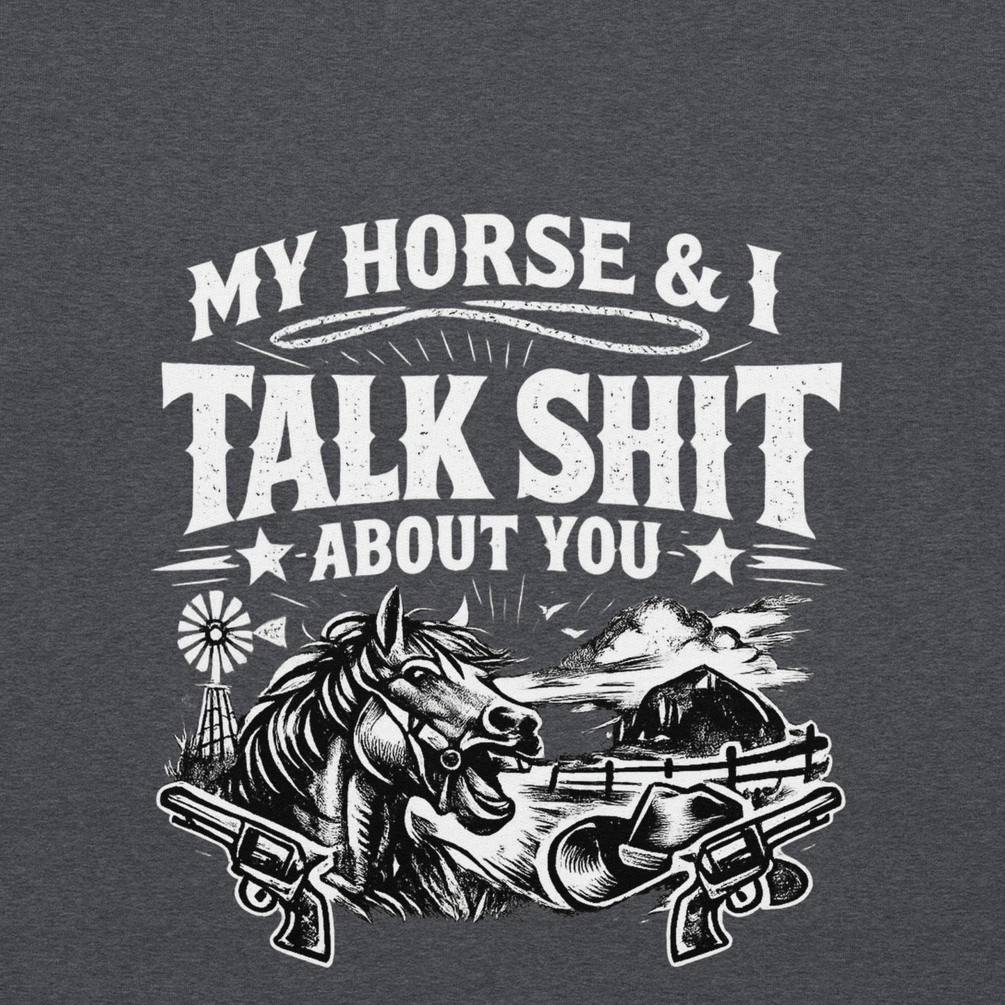 Talk Shit - Unisex Sweatshirt - Feral Pony