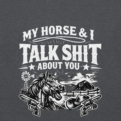 Talk Shit - Unisex Sweatshirt - Feral Pony