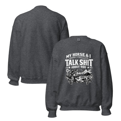 Talk Shit - Unisex Sweatshirt - Feral Pony