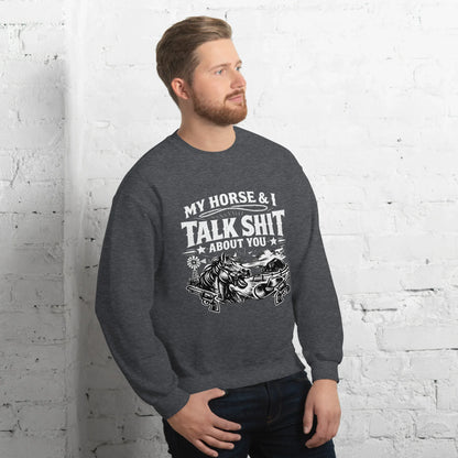 Talk Shit - Unisex Sweatshirt - Feral Pony