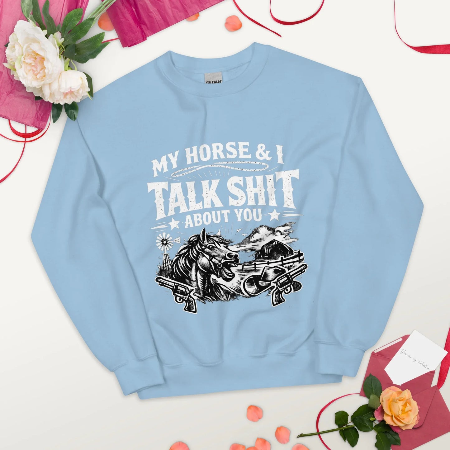Talk Shit - Unisex Sweatshirt - Feral Pony