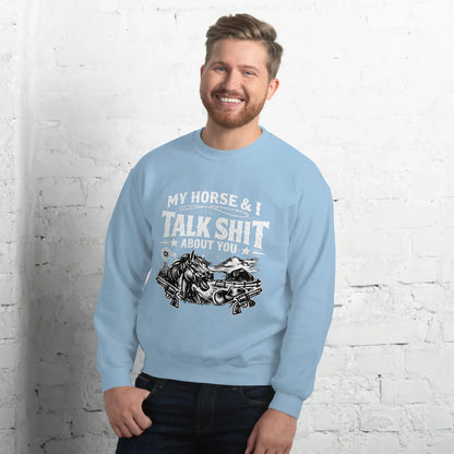 Talk Shit - Unisex Sweatshirt - Feral Pony