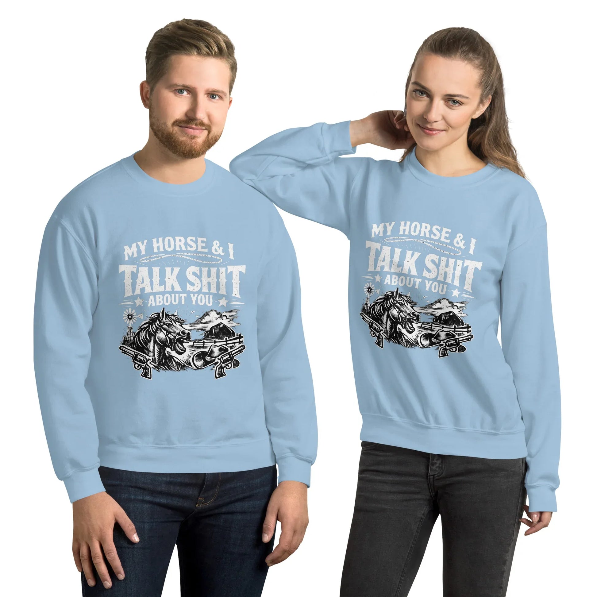 Talk Shit - Unisex Sweatshirt - Feral Pony