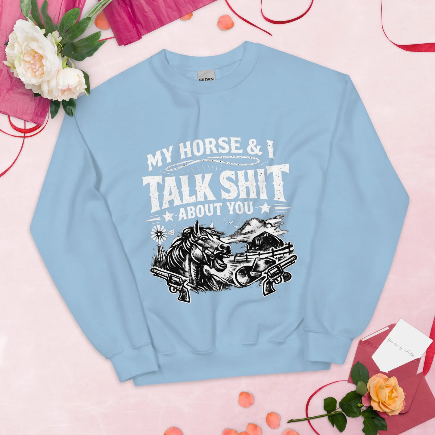 Talk Shit - Unisex Sweatshirt - Feral Pony