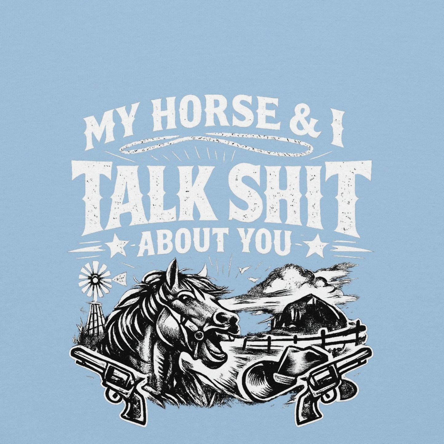 Talk Shit - Unisex Sweatshirt - Feral Pony