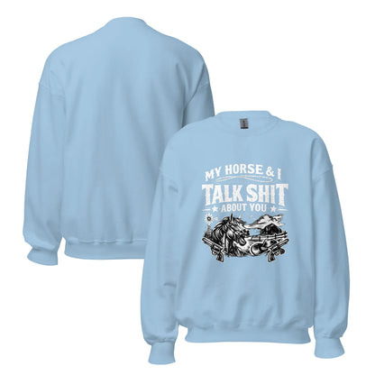 Talk Shit - Unisex Sweatshirt - Feral Pony