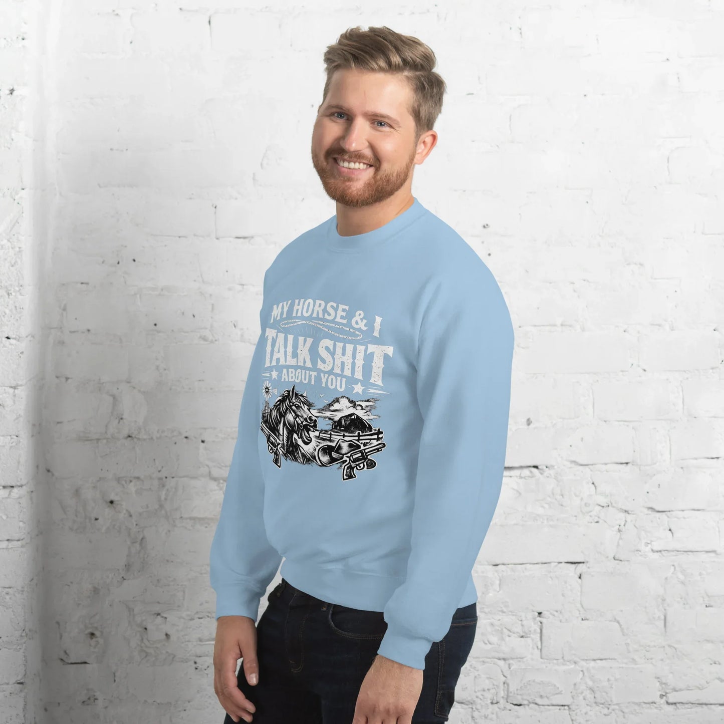 Talk Shit - Unisex Sweatshirt - Feral Pony