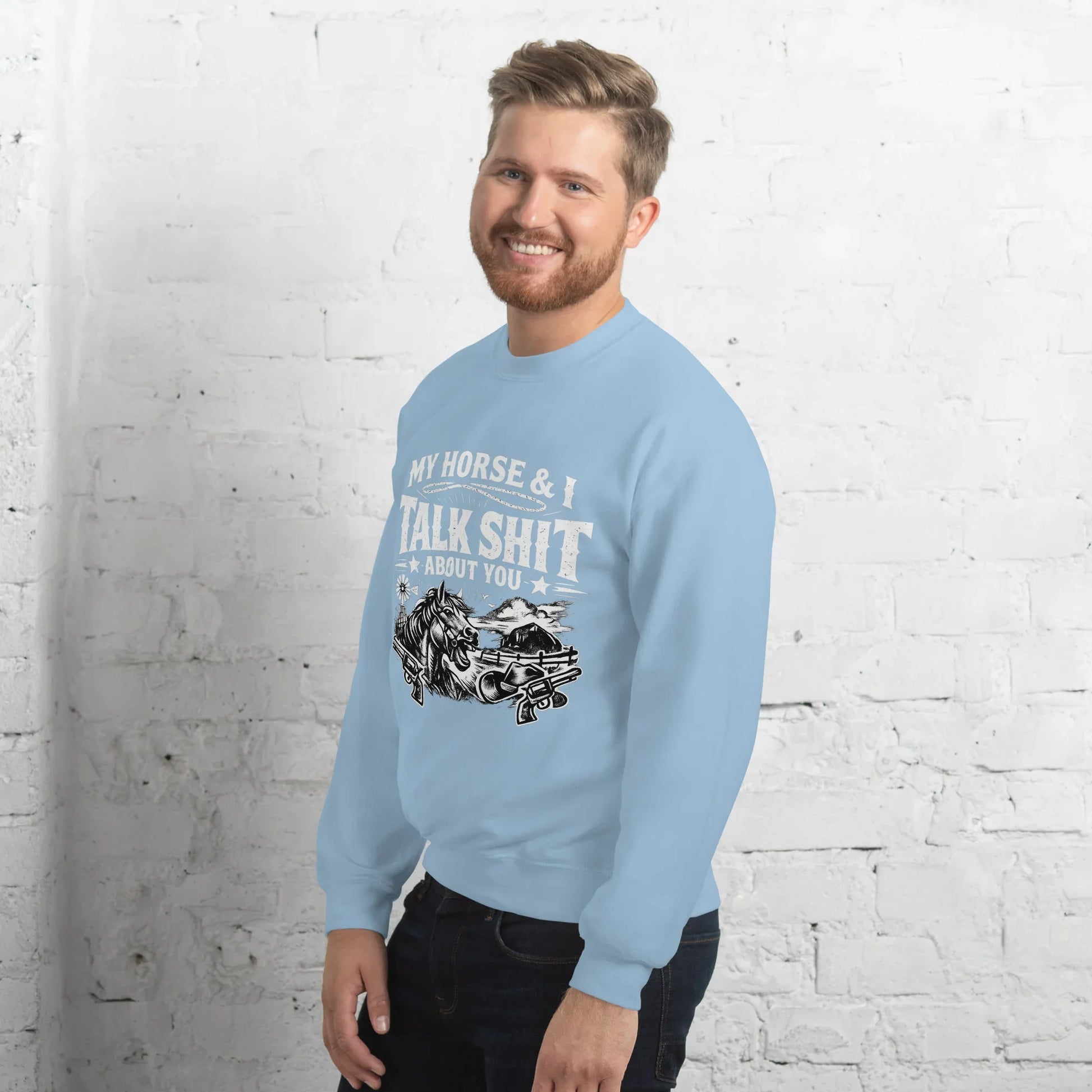 Talk Shit - Unisex Sweatshirt - Feral Pony
