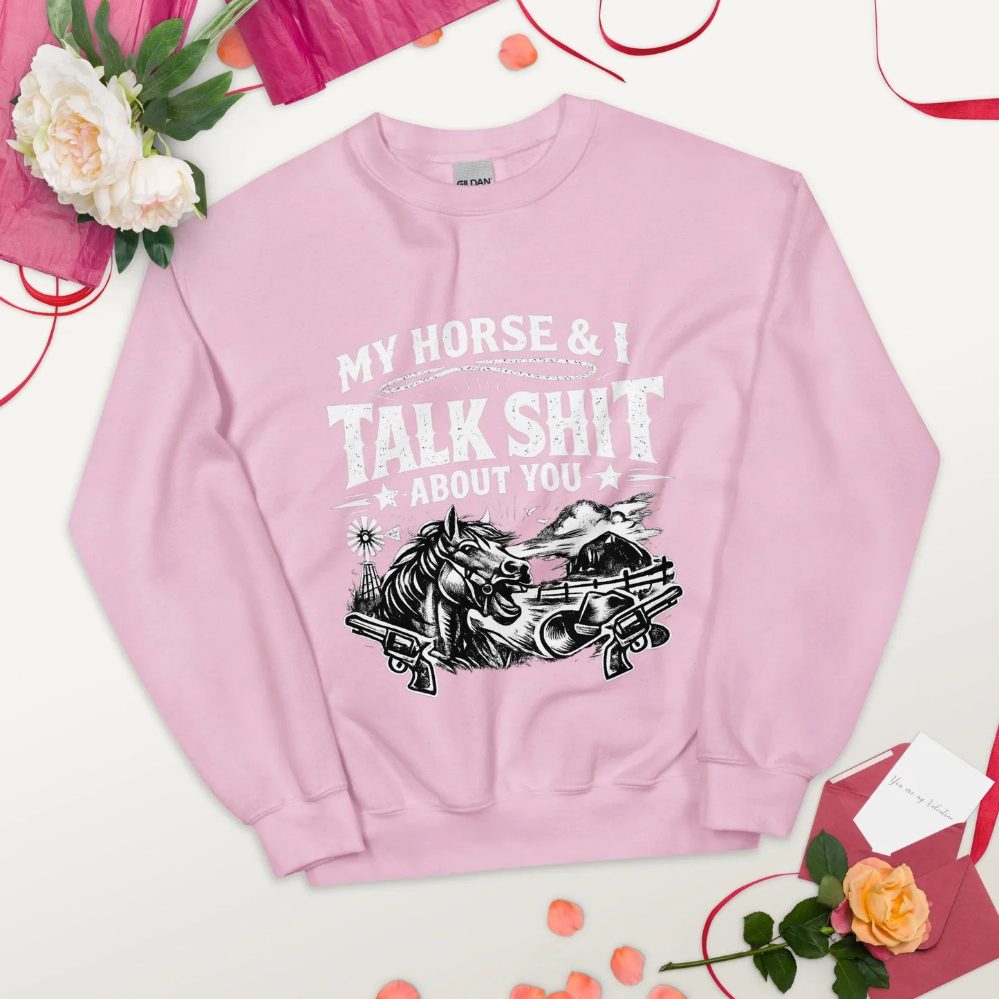 Talk Shit - Unisex Sweatshirt - Feral Pony