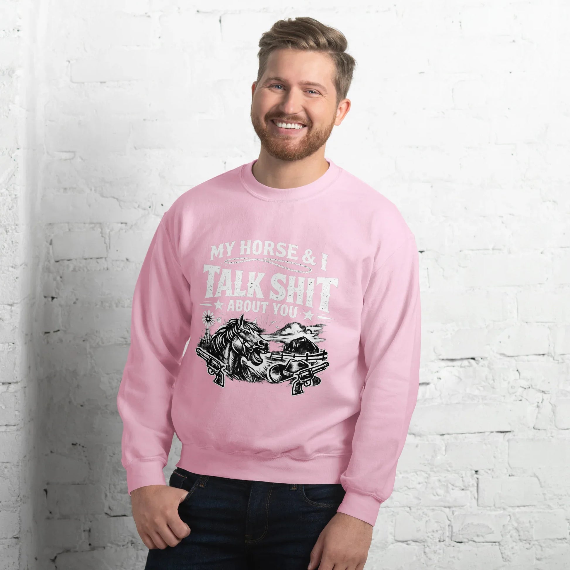 Talk Shit - Unisex Sweatshirt - Feral Pony