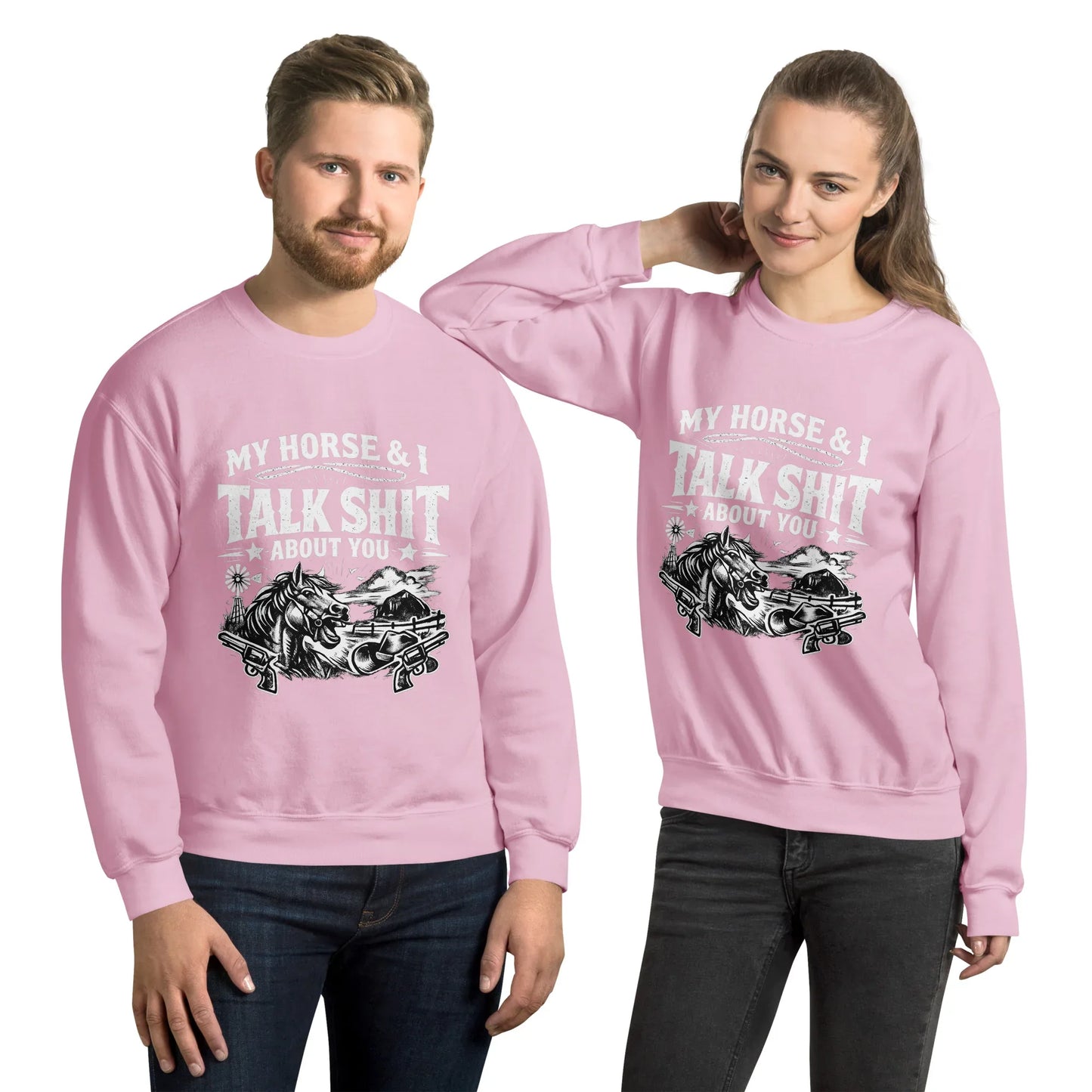 Talk Shit - Unisex Sweatshirt - Feral Pony