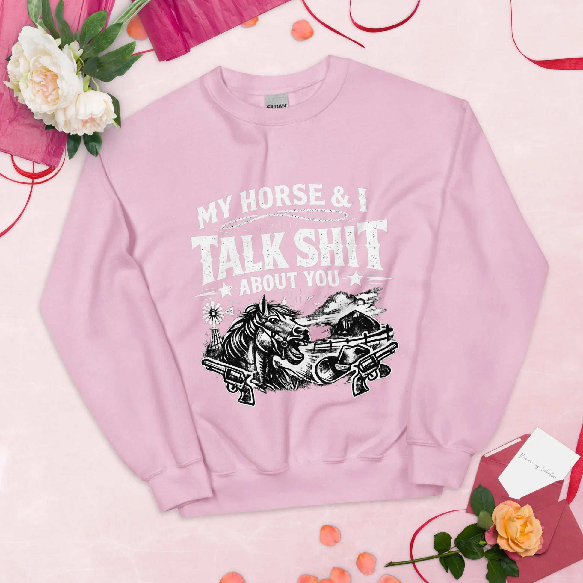 Talk Shit - Unisex Sweatshirt - Feral Pony