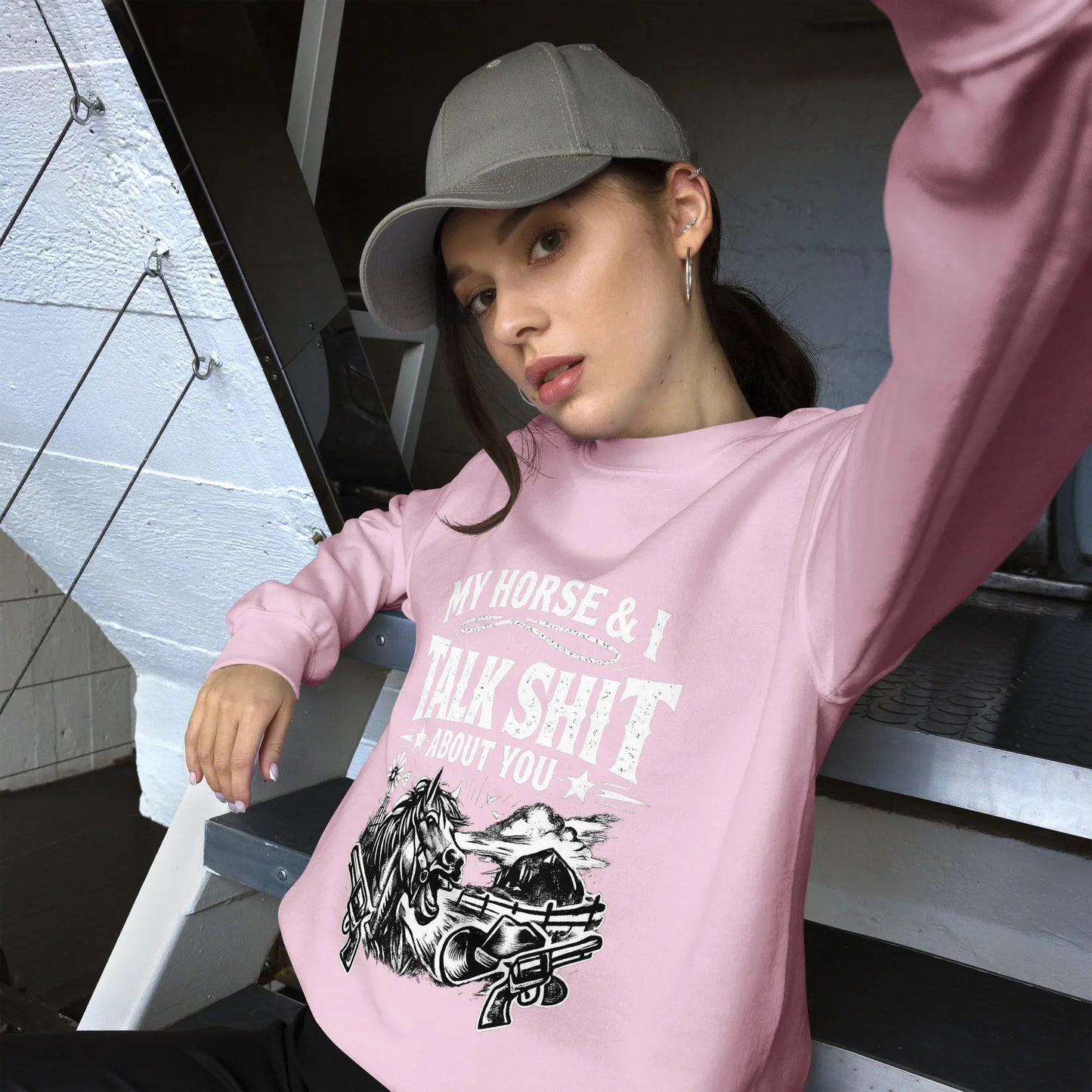 Talk Shit - Unisex Sweatshirt - Feral Pony