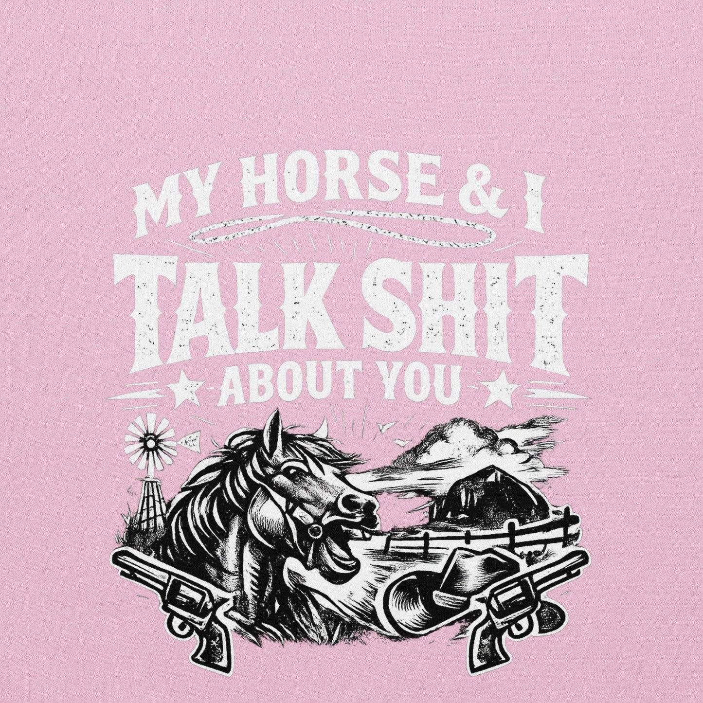 Talk Shit - Unisex Sweatshirt - Feral Pony
