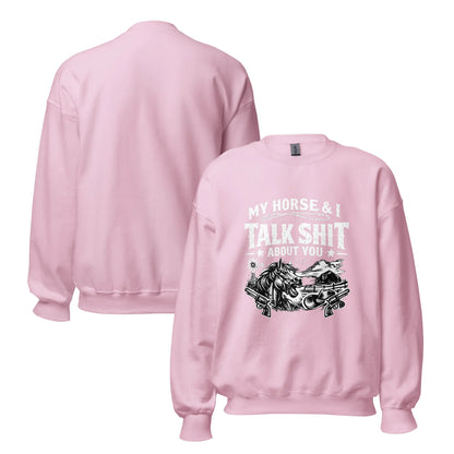Talk Shit - Unisex Sweatshirt - Feral Pony