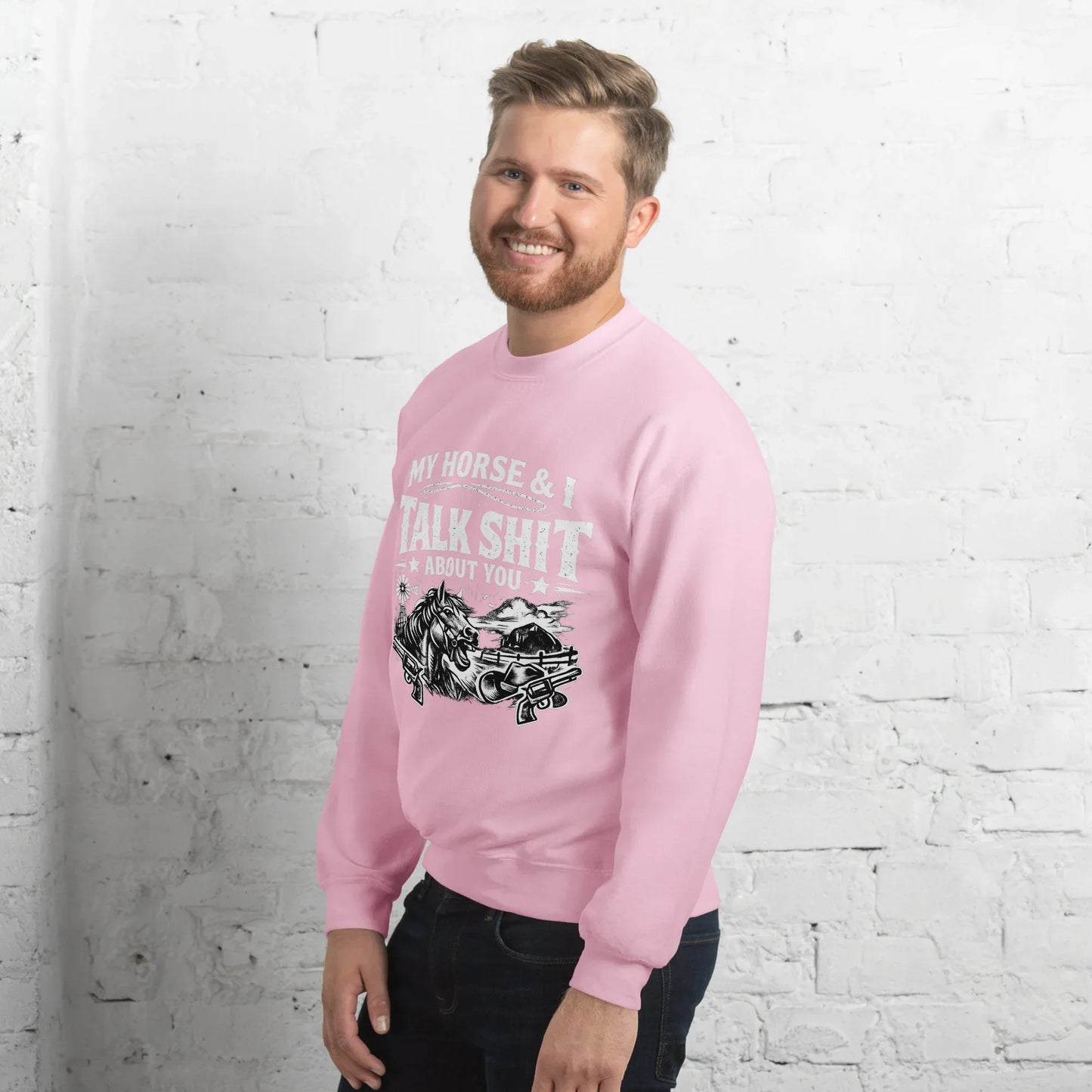 Talk Shit - Unisex Sweatshirt - Feral Pony