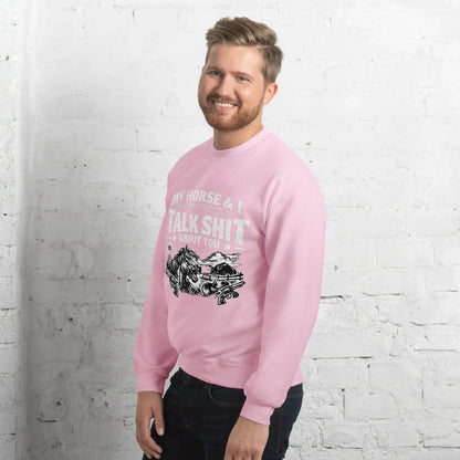 Talk Shit - Unisex Sweatshirt - Feral Pony