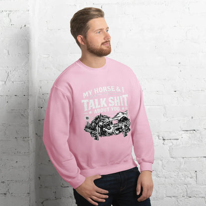 Talk Shit - Unisex Sweatshirt - Feral Pony