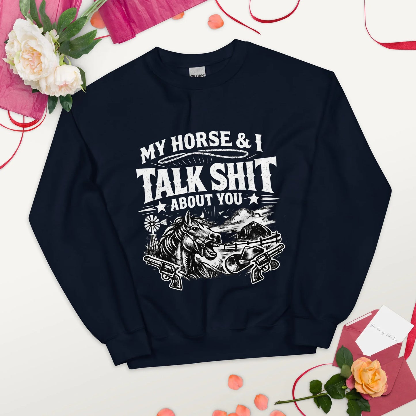 Talk Shit - Unisex Sweatshirt - Feral Pony