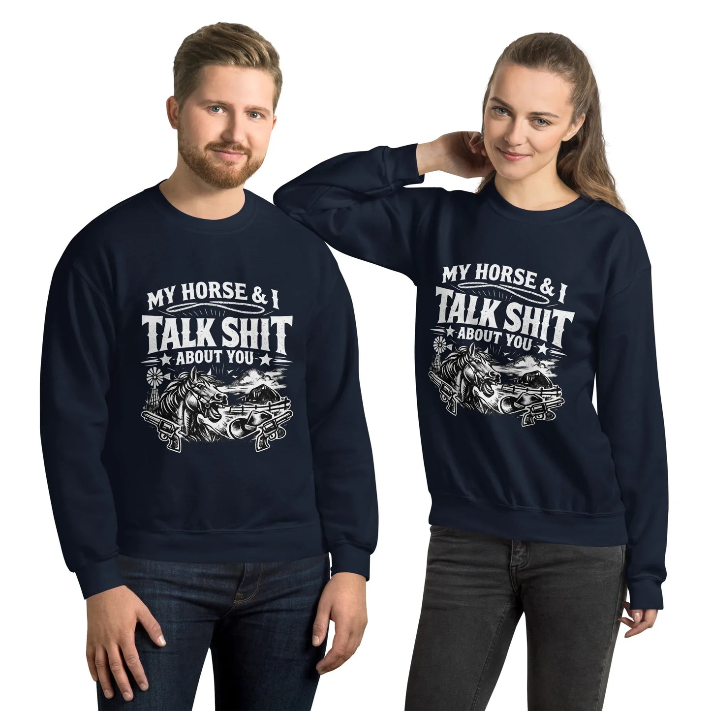 Talk Shit - Unisex Sweatshirt - Feral Pony