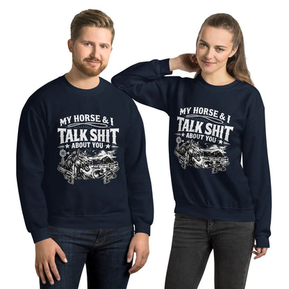 Talk Shit - Unisex Sweatshirt - Feral Pony