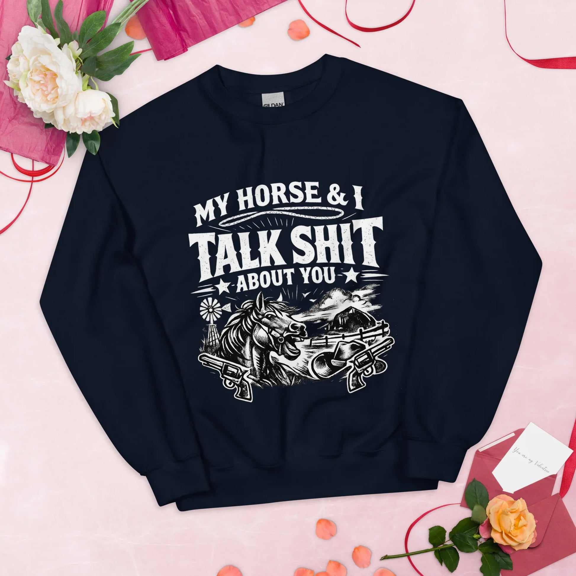 Talk Shit - Unisex Sweatshirt - Feral Pony