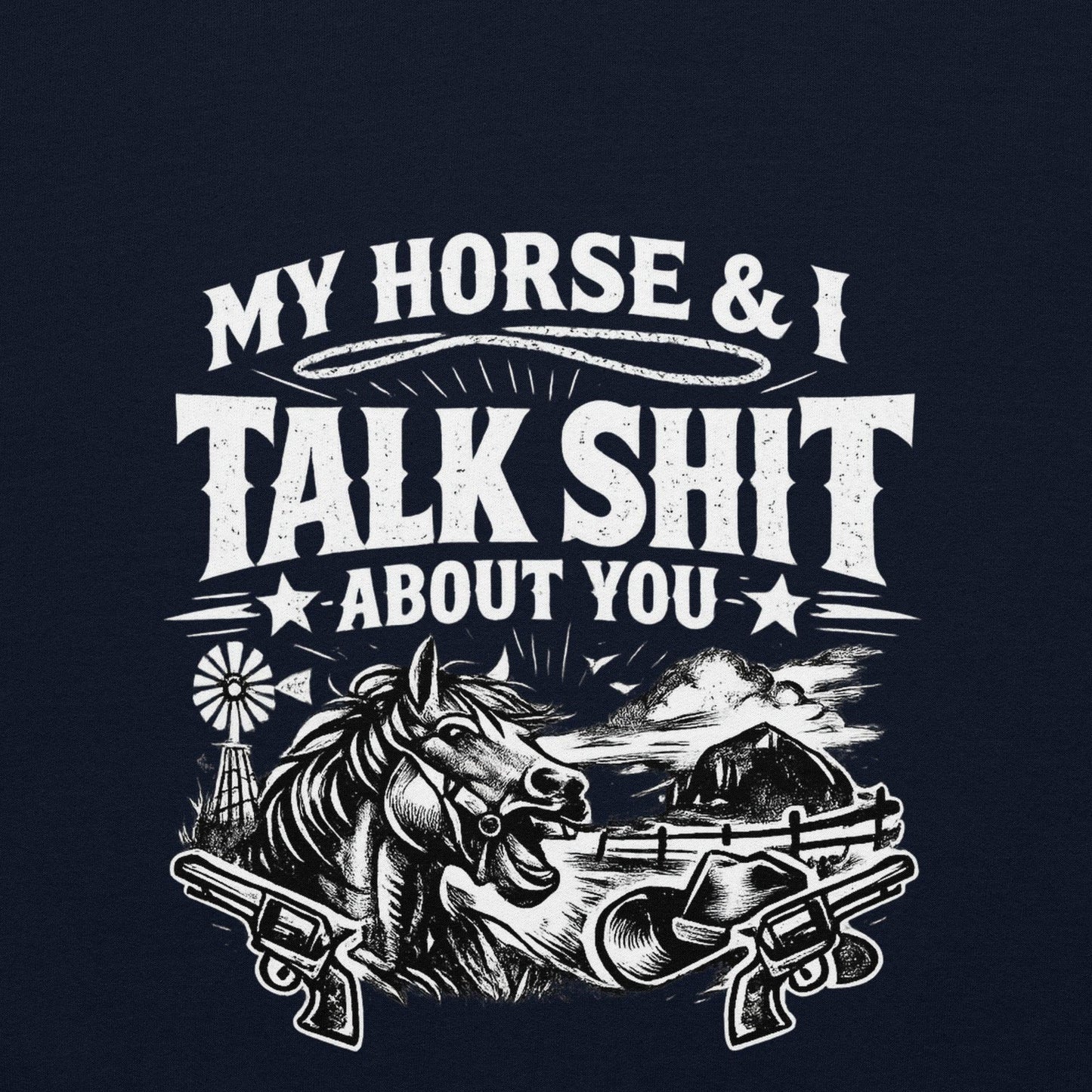 Talk Shit - Unisex Sweatshirt - Feral Pony