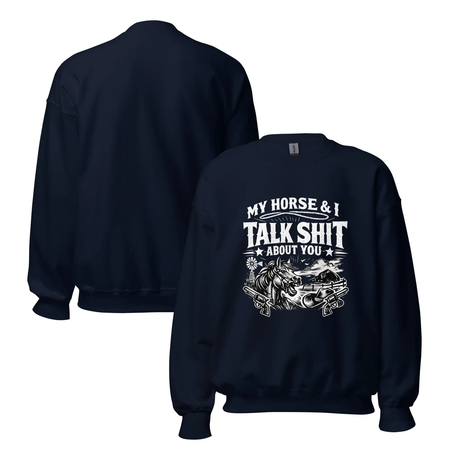 Talk Shit - Unisex Sweatshirt - Feral Pony