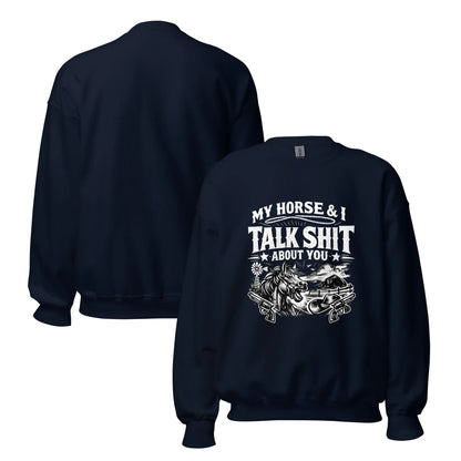 Talk Shit - Unisex Sweatshirt - Feral Pony