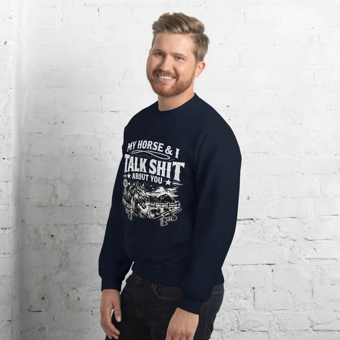 Talk Shit - Unisex Sweatshirt - Feral Pony