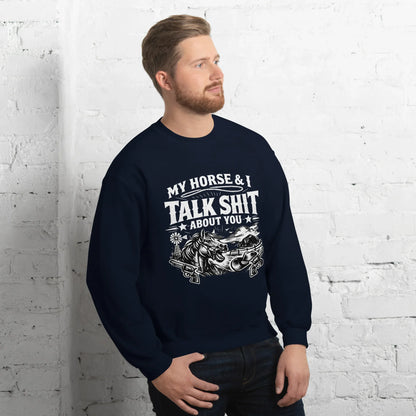 Talk Shit - Unisex Sweatshirt - Feral Pony