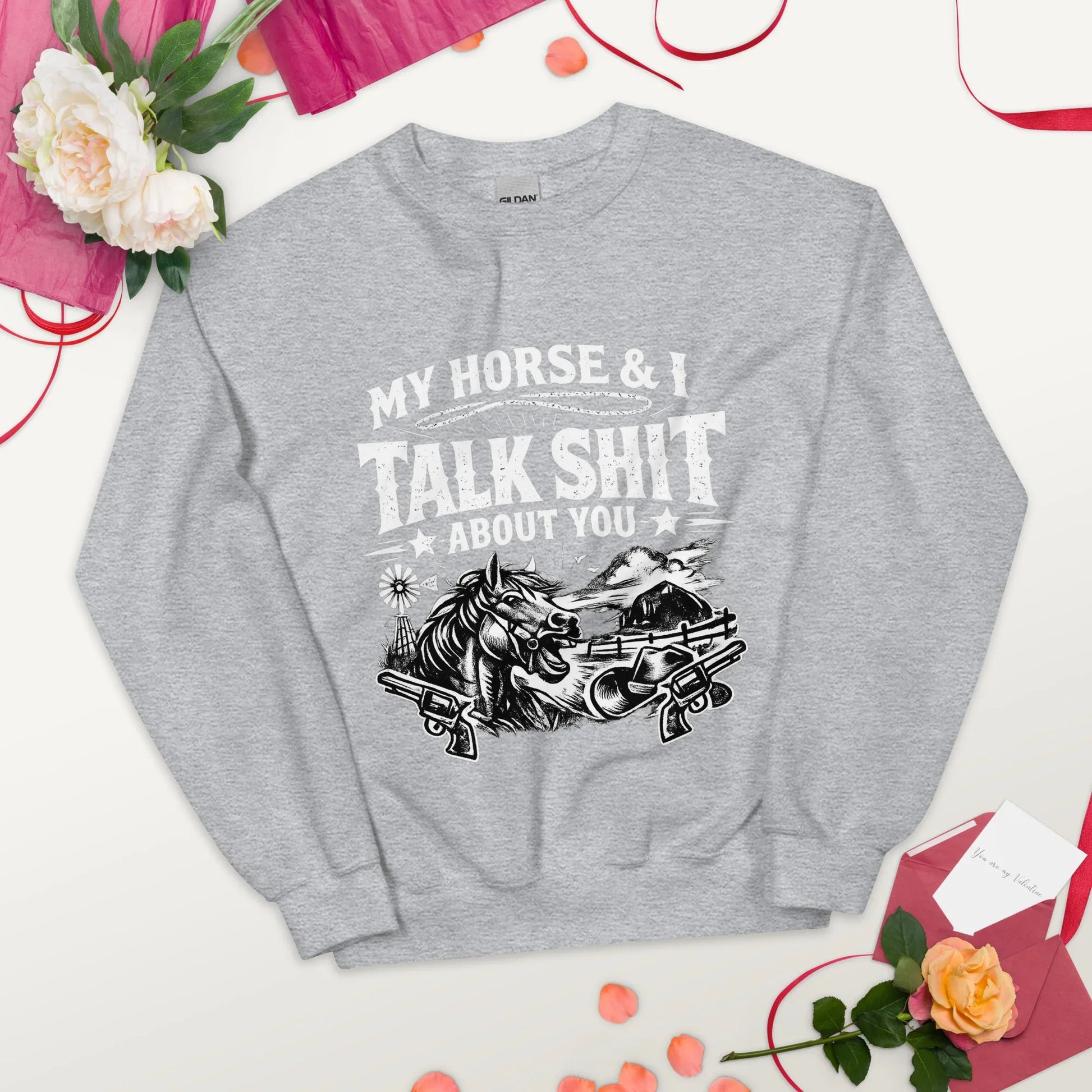 Talk Shit - Unisex Sweatshirt - Feral Pony