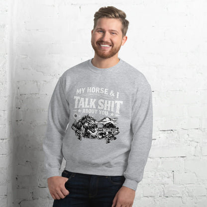 Talk Shit - Unisex Sweatshirt - Feral Pony