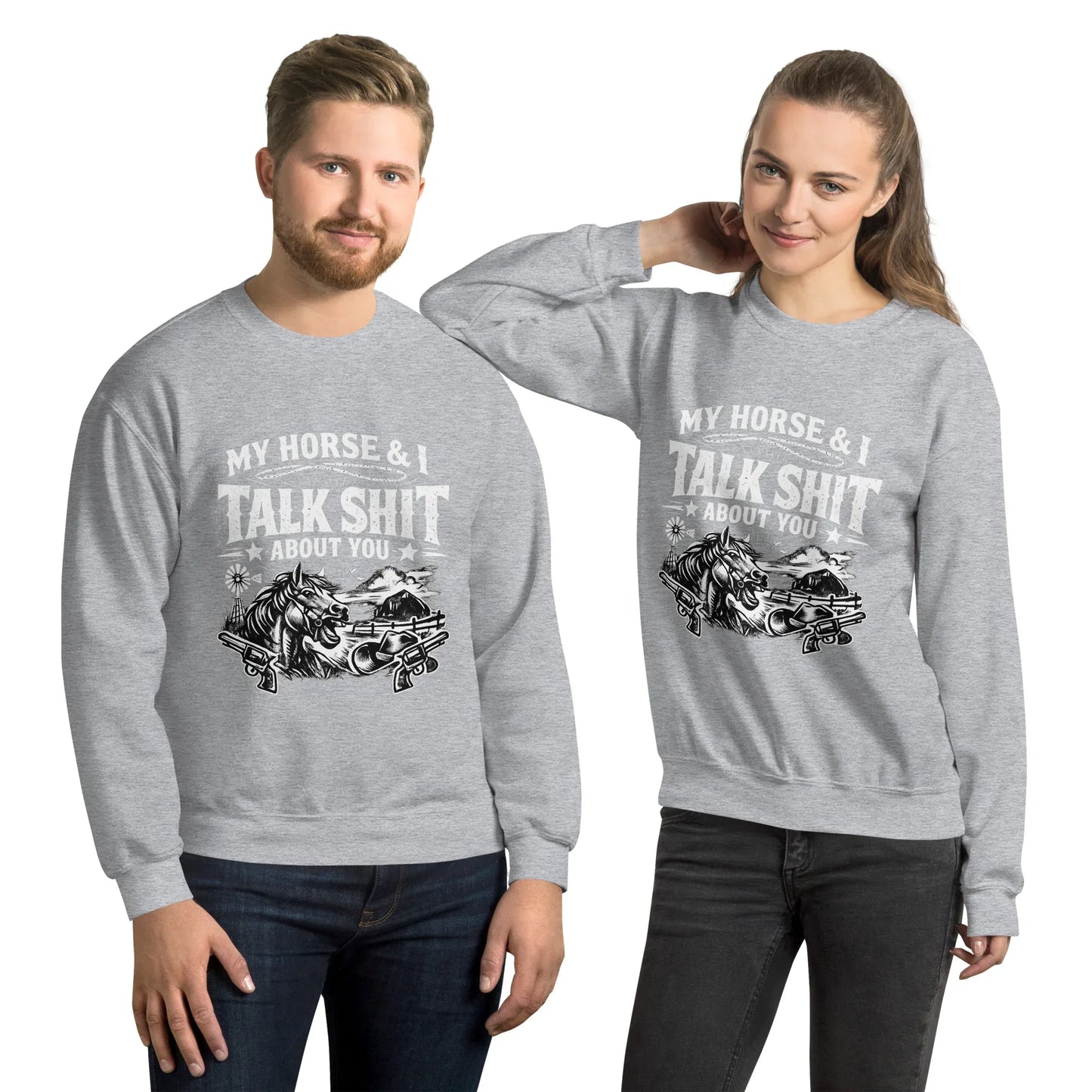 Talk Shit - Unisex Sweatshirt - Feral Pony