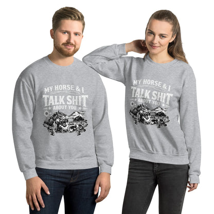 Talk Shit - Unisex Sweatshirt - Feral Pony