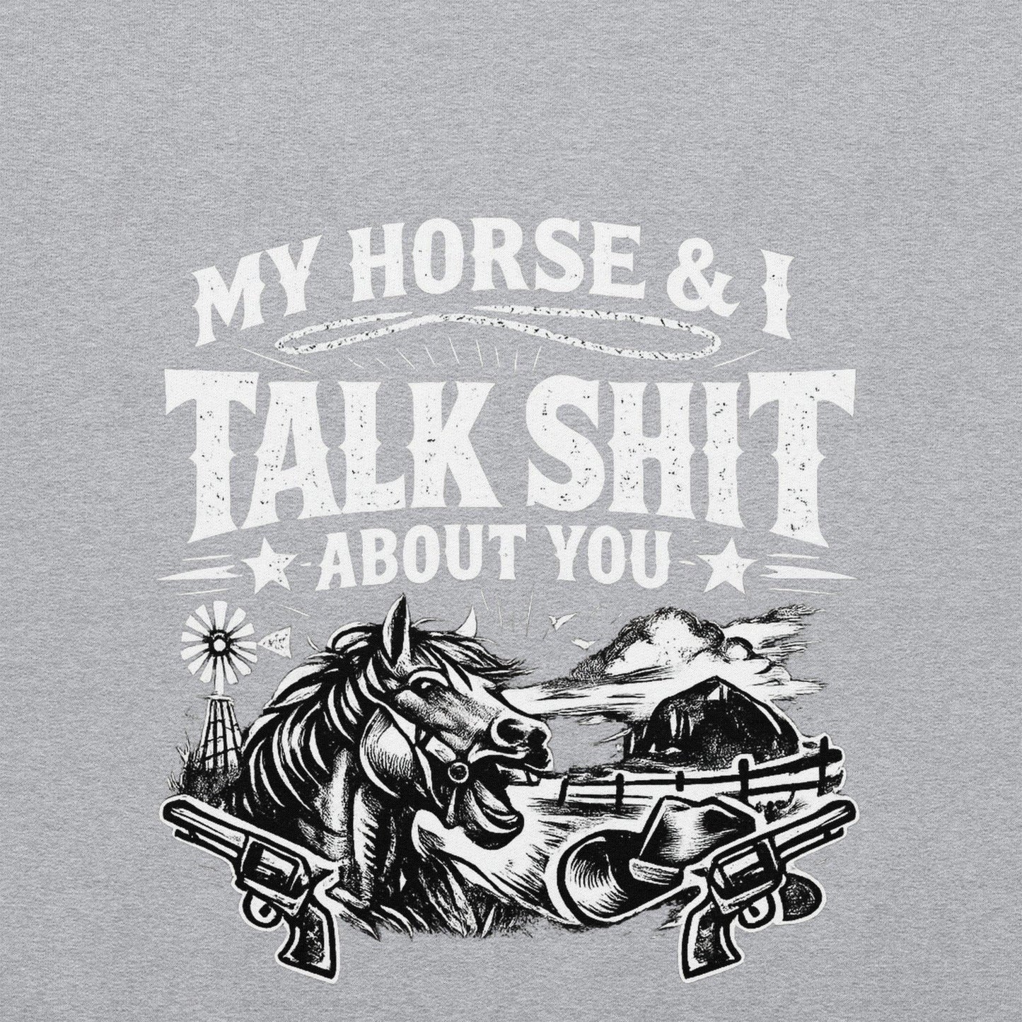 Talk Shit - Unisex Sweatshirt - Feral Pony