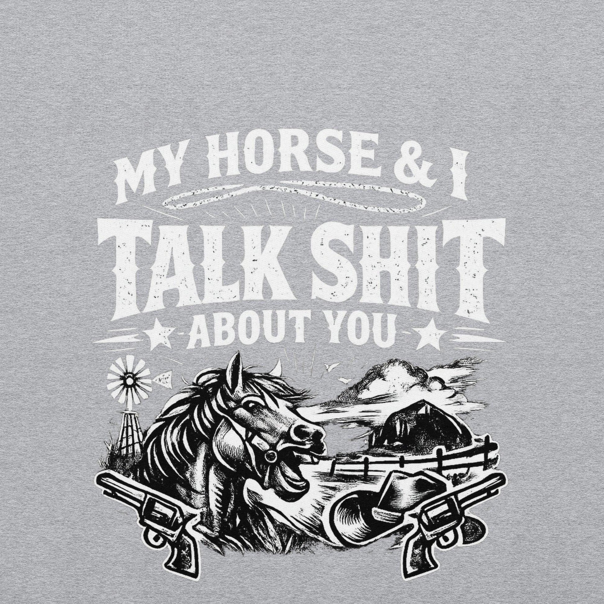Talk Shit - Unisex Sweatshirt - Feral Pony