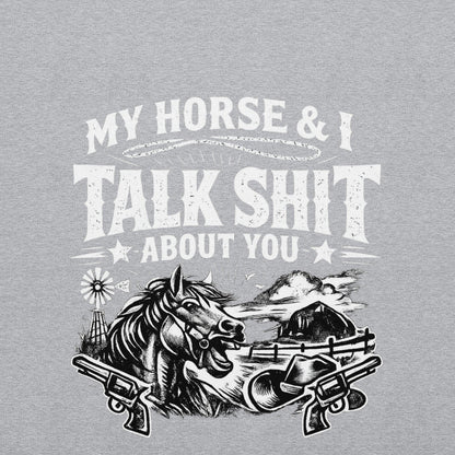 Talk Shit - Unisex Sweatshirt - Feral Pony