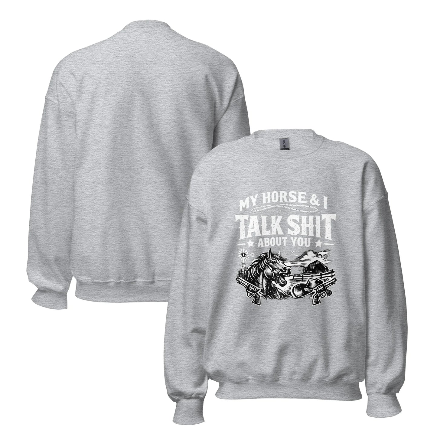 Talk Shit - Unisex Sweatshirt - Feral Pony
