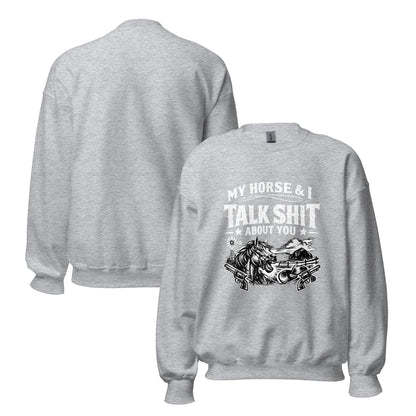 Talk Shit - Unisex Sweatshirt - Feral Pony