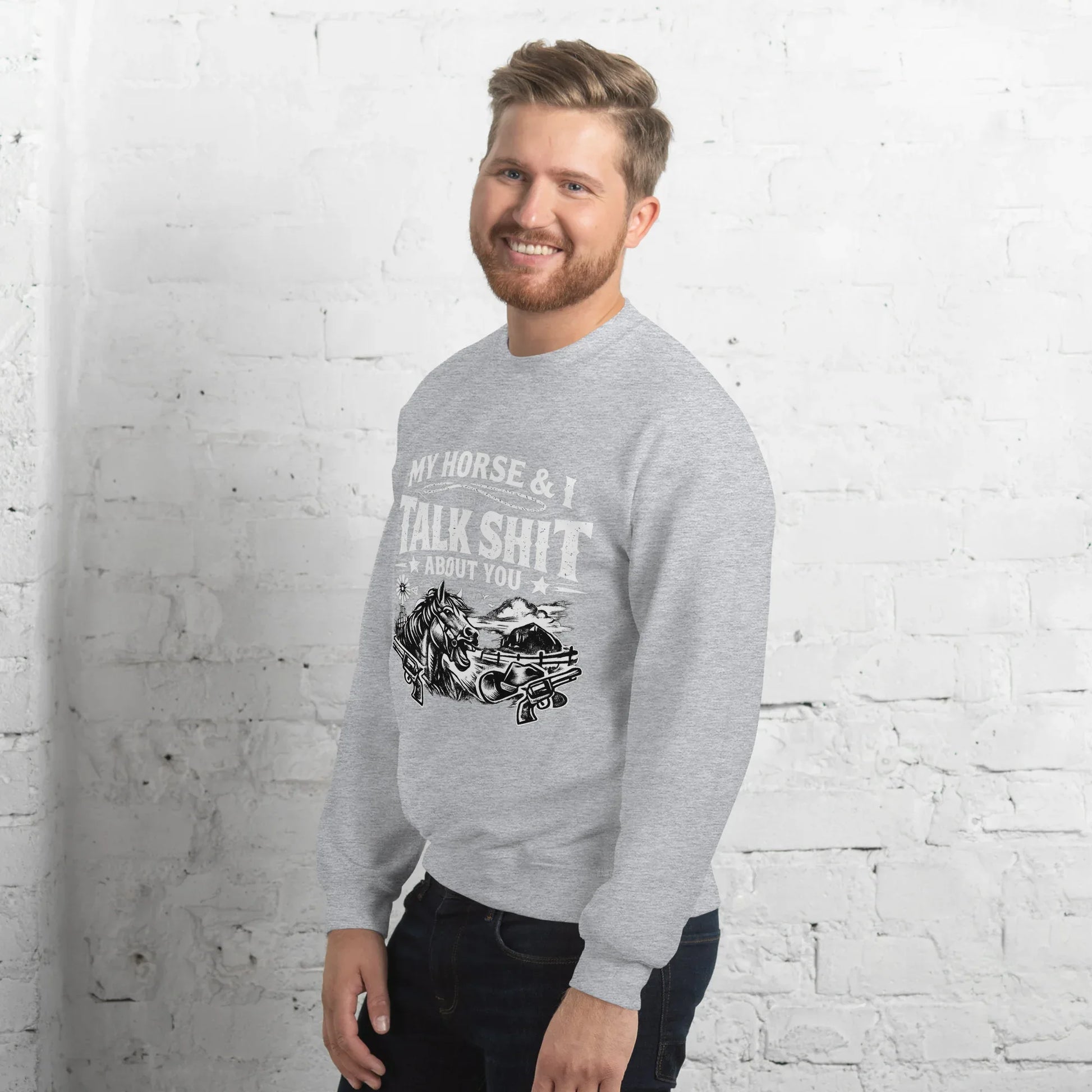 Talk Shit - Unisex Sweatshirt - Feral Pony