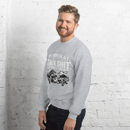 Talk Shit - Unisex Sweatshirt - Feral Pony