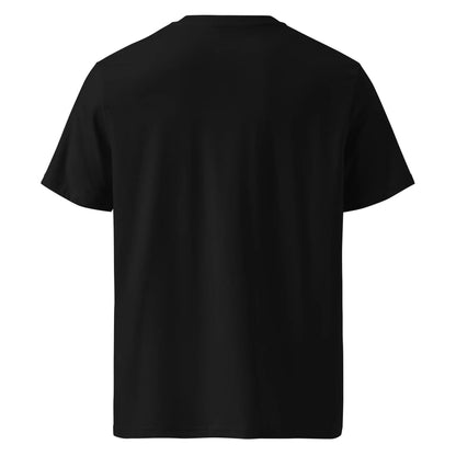 Stay Feral Wolf - Unisex organic ribbed neck t-shirt - Feral Pony